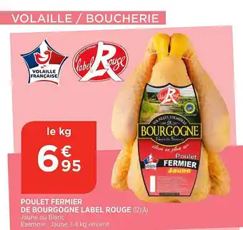 Bi1 Poulet fermier de bourgogne label rouge offre