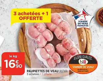 Bi1 Paupiettes de veau offre