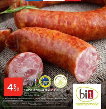 Bi1 Saucisse de morteau igp offre