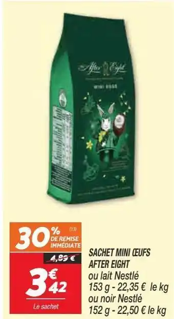 Netto Sachet mini oeufs after eight offre