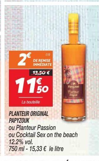 Netto Planteur original papyzouk offre