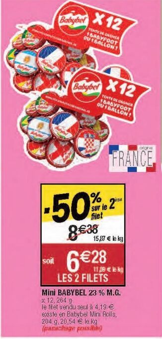 Migros Mini babybel 23% m.g. offre
