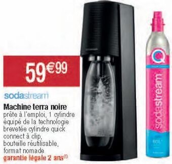 Migros Sodastream machine terra noire offre