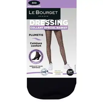 Carrefour Le bourget collant "dressing" spécial baskets plumetis offre