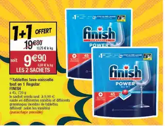 Migros Tablettes lave-vaisselle tout en 1 regular finish offre