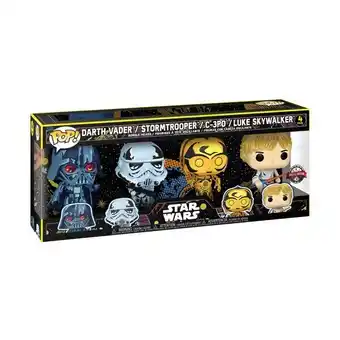 Carrefour Funko pack de 4 figurines pop "star wars retro" offre