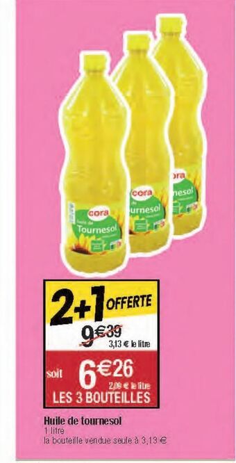 Migros Huile de tournesol offre