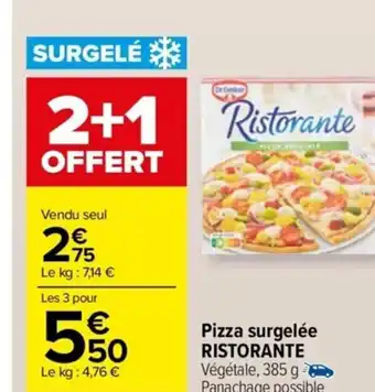 Pizza Surgelée Ristorante