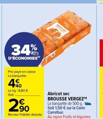 Abricot Sec Brousse Vergez