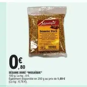 E.Leclerc Sésame doré offre