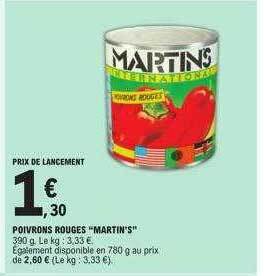E.Leclerc Poivrons rouges offre