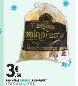 E.Leclerc Pain kebab surgelé offre