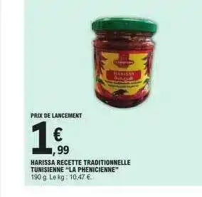 E.Leclerc Harissa recette traditionnelle tunisienne offre