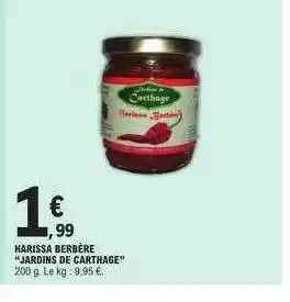 E.Leclerc Harissa berbère offre