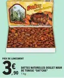 Dattes naturelles deglet nour de tunisie