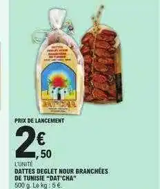 E.Leclerc Dattes deglet nour branchées de tunisie offre