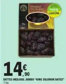 E.Leclerc Dattes medjoul jumbo offre