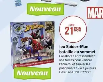 Jeu spider-man bataille au sommet