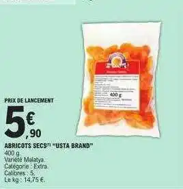 Abricots secs
