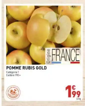 Pomme rubis gold