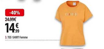 Intersport Tee-shirt femme offre