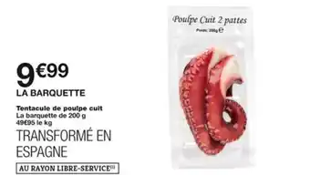 Monoprix Tentacule de poulpe cuit offre