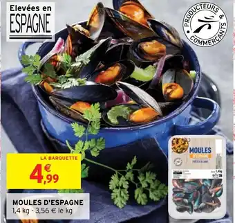 Intermarché Moules D'Espagne offre
