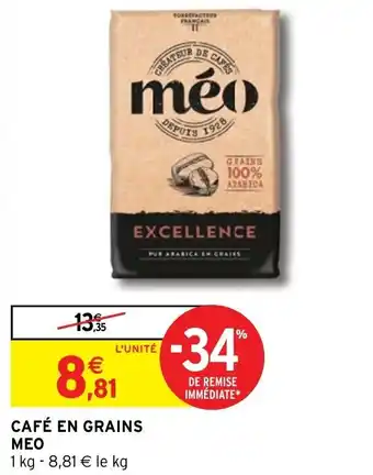 Intermarché Café en Grains Meo offre