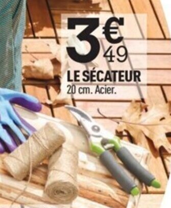 Centrakor Le Sécateur offre