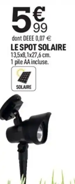 Centrakor Le Spot Solaire offre