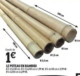 Le Poteau en Bambou