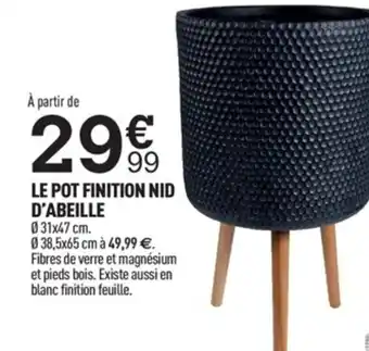 Le Pot Finition Nid D'Abeille