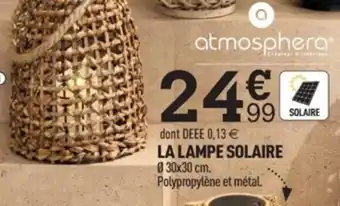 Centrakor La Lampe Solaire offre