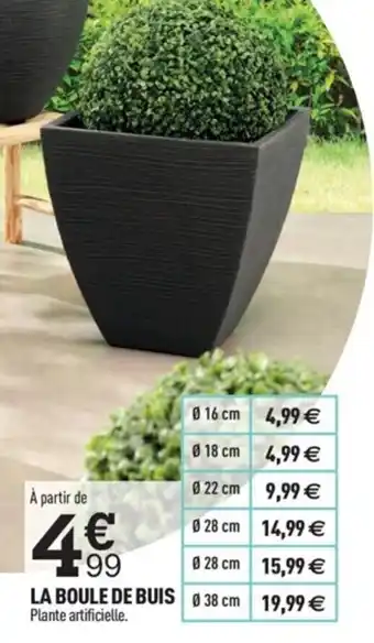 Centrakor La Boule de Buis offre