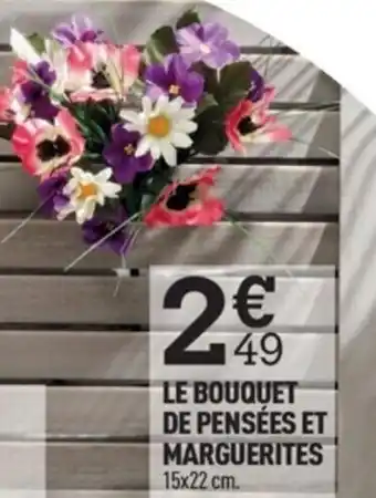 Centrakor Le Bouquet de Pensées et Marguerites offre