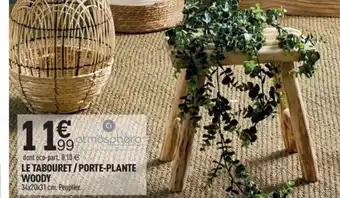 Centrakor Le Tabouret / Porte-Plante Woody offre