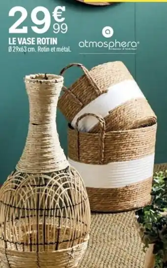 Centrakor Le Vase Rotin offre