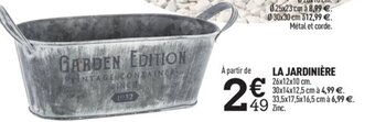 Centrakor La Jardinière offre
