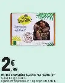 E.Leclerc Dattes branchées algérie offre