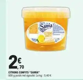 E.Leclerc Citrons confits offre