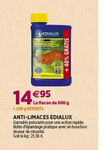 Delbard Anti-limaces edialux offre