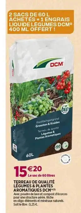 Delbard Terreau de qualité légumes & plantes aromatiques dcm offre