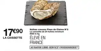 Huîtres creusés fines de claires n°3