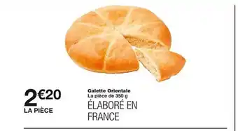 Monoprix Galette orientale offre