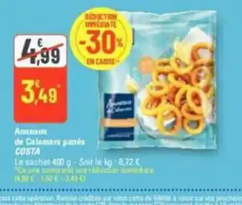 G20 Anneaux de calamars panes costa offre