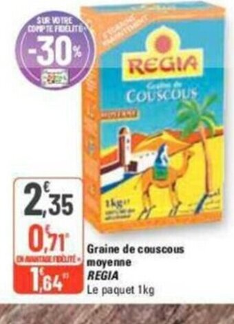 G20 Graine de couscous moyenne regia offre