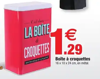 Bazarland Boîte à croquettes offre