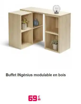 Gifi Buffet ingénius modulable en bois offre