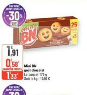 Mini BN Gout chocolat