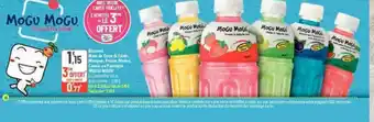 Boisson nata de coco & litchi mangue fraise melon cassis ou pasteque mogu mogu